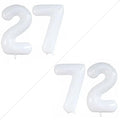 Number 27 Balloons for 27th Birthday Party Decorations, 42 Inch Jumbo Foil by GOER