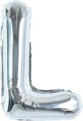 TONIFUL 40 Inch Large Silver Letter L Foil Balloons Alphabet Balloons | Giant by TONIFUL