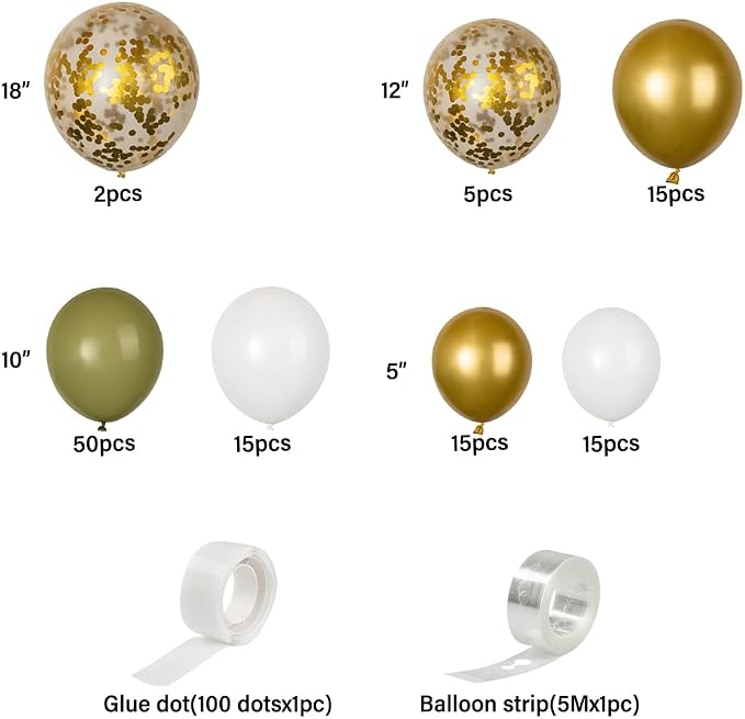 Restaurantware-Balloonify Balloon Garland Set, 1 Party Decoration Kit - Image 8
