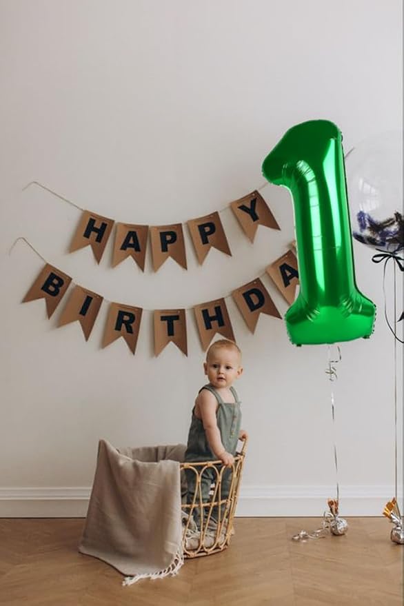 Number 2 Balloons 40 Inch for 2nd 22 Birthday Party Decorations, Dark Green | - Image 6