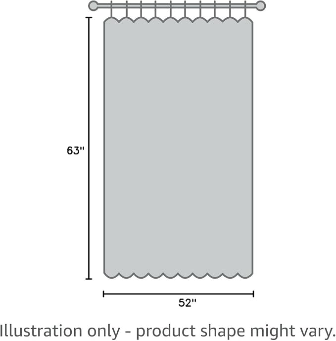Pitalk Dark Green Curtains 63 Inch Length - Image 10