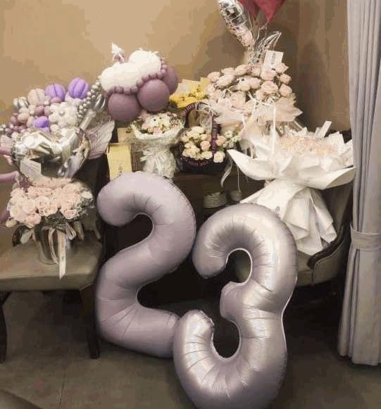 1 Balloon - Lilac Birthday Number Balloons, 40 Inch Decorations Men Women | - Image 9
