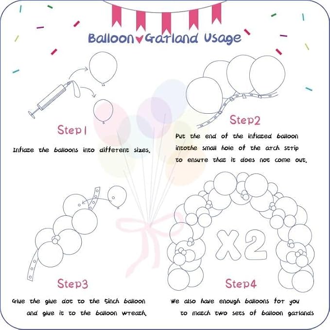 412pcs White Balloons 18 12 10 5 Inch White Balloon Garland Arch Kit Different - Image 3