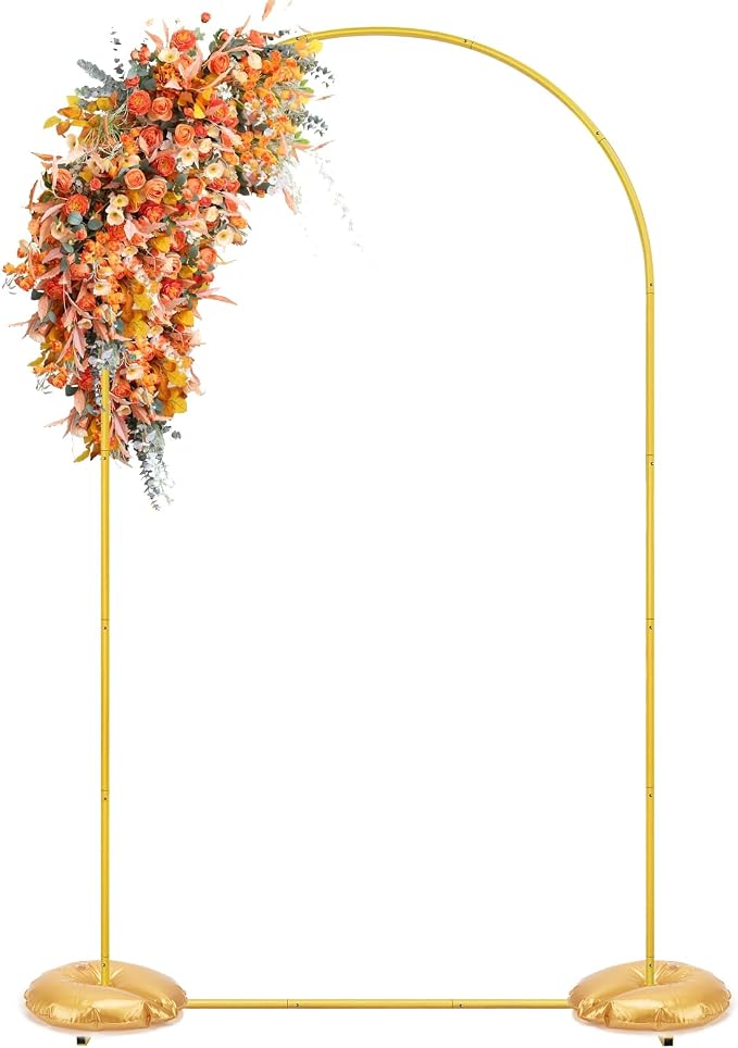 2 Pieces Golden Water Bag for Arch Stands Base, Heavy Weight Water Bag | Water - Image 4