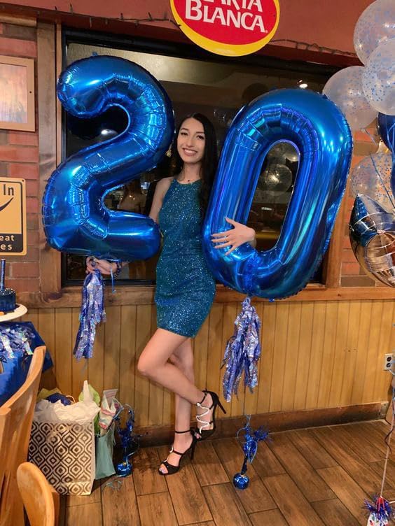 Navy Blue 30 Balloon - Image 3