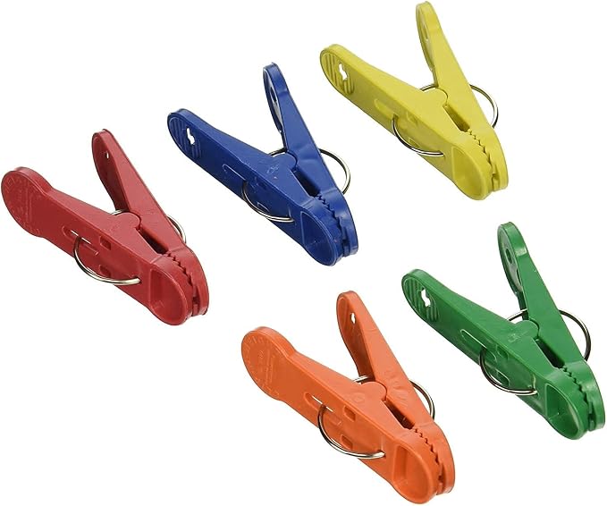 PMU Clip-n-Weight Primary Colors 8-Gram Plastic Balloon Weights Pkg/300 by PMU