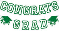 Congrats Grad Banner Graduation Party Banner Decoration Hanging Garland High by Unknown