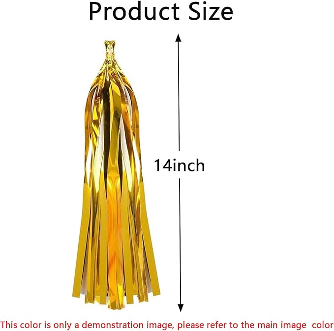 We Moment Tissue Paper Tassels Party Tassel Garland Banner - Image 2