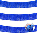 BEISHIDA 3 Packs Metallic Foil Fringe Garland Blue Wall Hanging Tinsel Fringe by Beishida