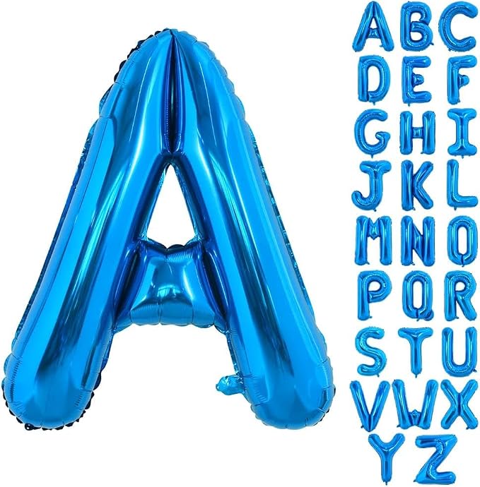 TONIFUL 40 Inch Large Blue Letter A Foil Balloons Alphabet Balloons | Giant by TONIFUL