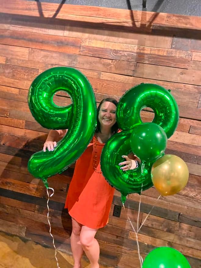 Green Number 14 Balloon 40 Inch, 14th Birthday Party Decorations Men Women | - Image 9