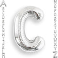 AULE 40 Inch Silver C Balloon Letter Foil A-Z Birthday Big Alphabet | Birthday by AULE