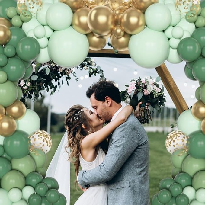 Amandir 148pcs Sage Green Balloon Garland Arch Kit Different Sizes | 18 12 10 5 - Image 4