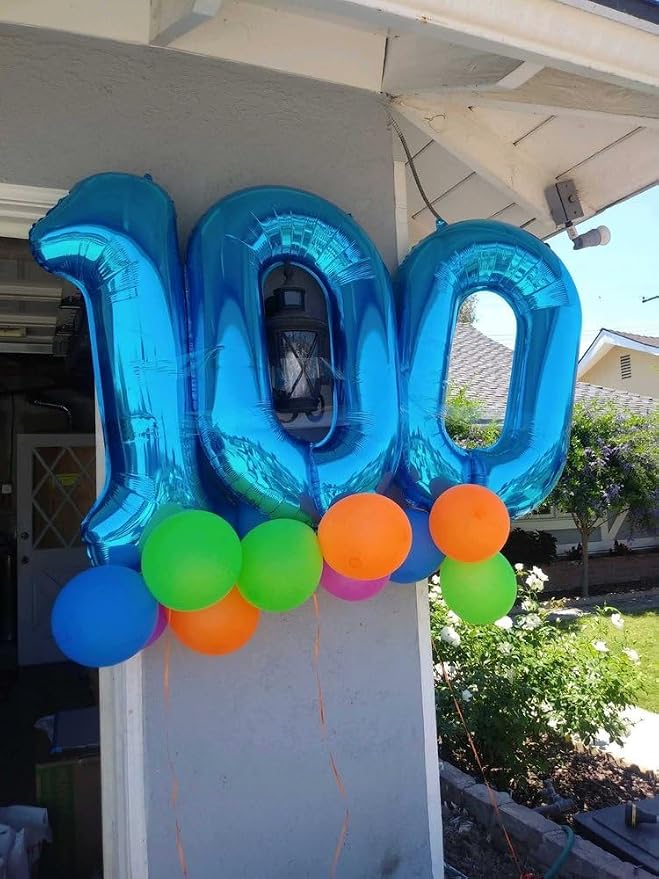 Navy Blue Number 8 Balloon 40 Inch, 8th Birthday Decorations Men Women | Foil - Image 9