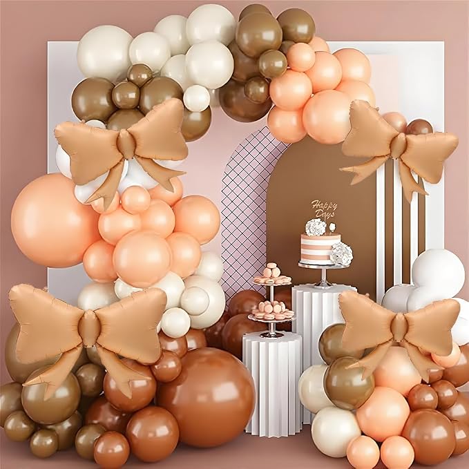 4pcs Jumbo Oversized Ribbon Balloons Coquette Bow Balloons Bow Party Coquette - Image 7