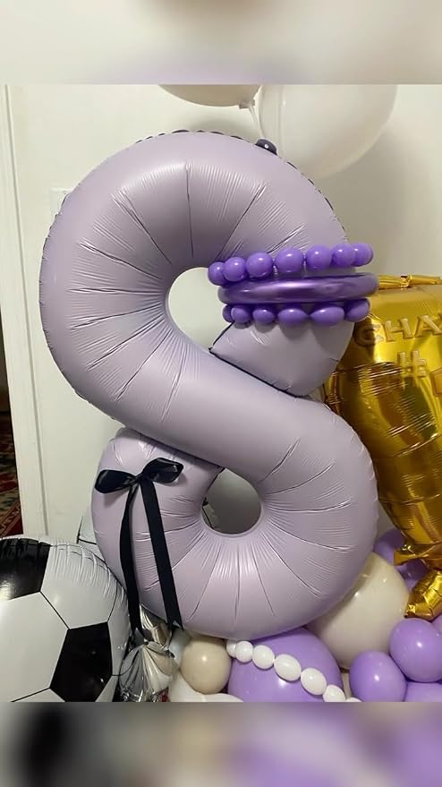 Lilac Number 2 Balloon 40 Inch - Image 4