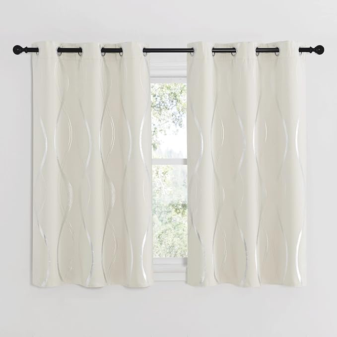 NICETOWN Bedroom Curtains Small Blackout Panels, 42 by 48 Inch, Window - Image 2