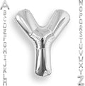 AULE 40 Inch Silver Y Balloon Letter Foil A-Z Birthday Big Alphabet | Birthday by AULE