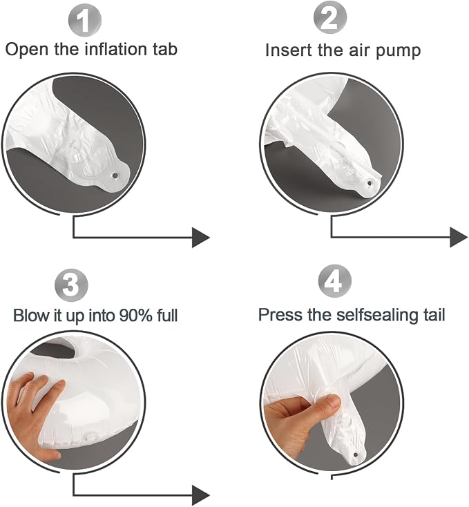 White Number 7 Balloon 40 Inch, 7th Birthday Party Decorations Men Women | Foil - Image 6