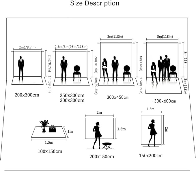 8x10ftAqua Backdrops Portrait Backdrops - Image 6