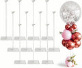 12 Pack Acrylic Balloon Stands for Table, Reusable Party Centerpiece Kits | 24 by lightsfever
