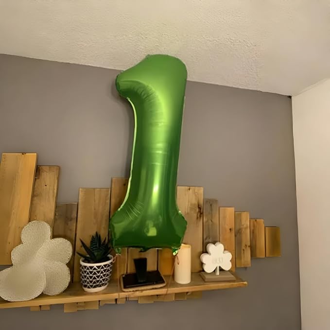 40 Inch Balloon Number 9 Green, Large Foil Number Balloons Set 0-9, Digital 9 - Image 6