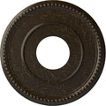 Ekena Millwork CM12BRSHC 12-1/2" x 3-7/8" x 3/4" Bradford Ceiling Medallion by EkenaMillwork