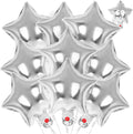 50 Pcs Star Balloons, 10 Inch Star Foil Balloons, Stars Shaped Balloon Mylar by YOTHORN