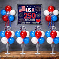 4th of July Balloon Centerpieces 4 Set by JOYYPOP