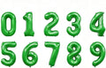 10 Pcs Number 0-9 Balloons 16 Inch Number Mylar Foil Balloons Custom Digital by Unknown