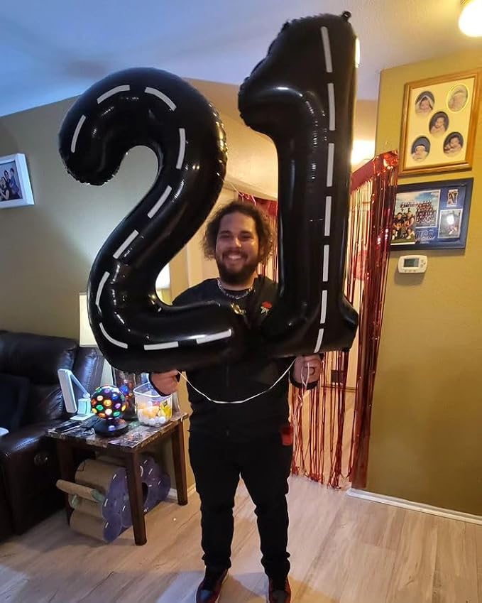 Line 8 Balloon - Number Balloon 40 Inch, 8th Line Birthday Decorations | Giant - Image 4