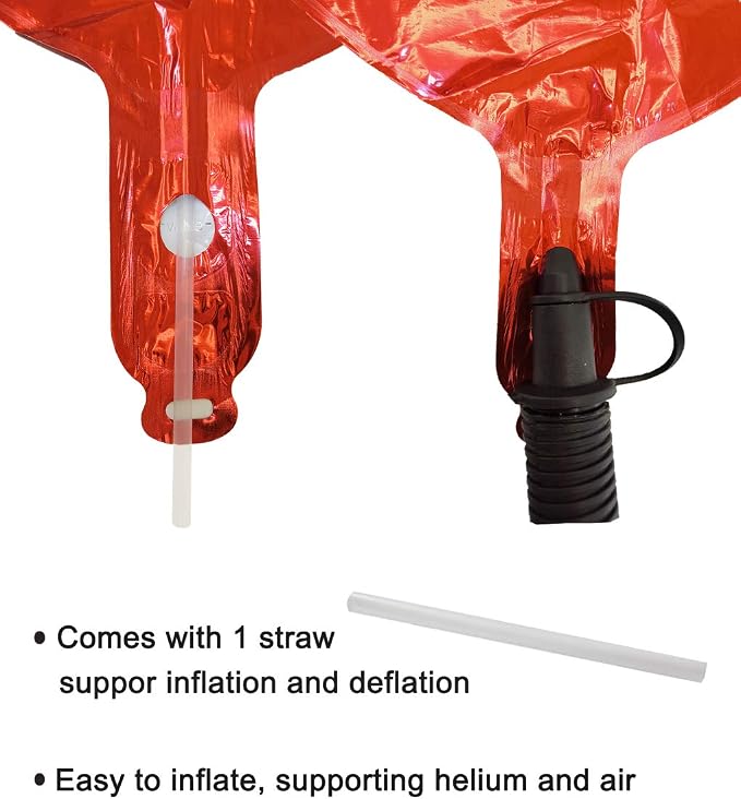 AULE 40 Inch Red 13 Balloon Number Foil 0-9 Birthday Big Numbers | Birthday - Image 5
