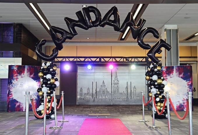 Black Letter M Balloons, M Balloon 40 Inch M Balloon Letter - Image 6