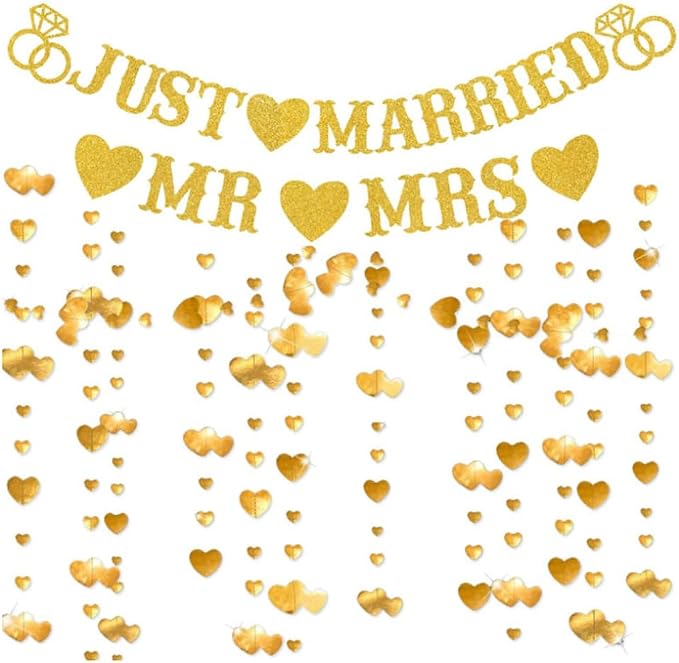 Just Married Party Decorations by Unknown