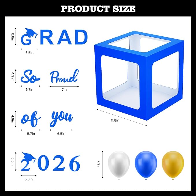 2026 Graduation Party Decorations, Class of 2026 Party Supplies - Image 3