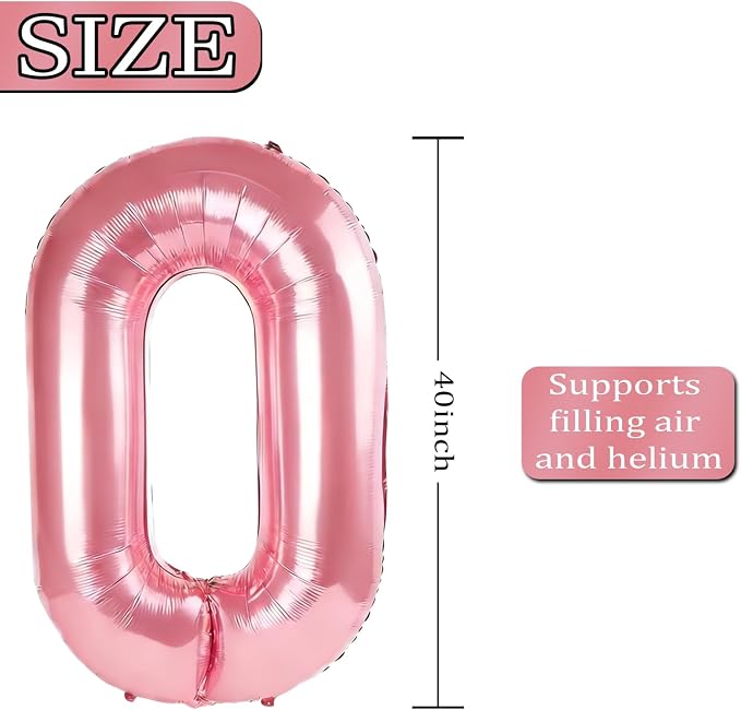 40 Inch Number 41 Balloons for 41st Birthday Party Decorations, 0-100 Jewelry - Image 4