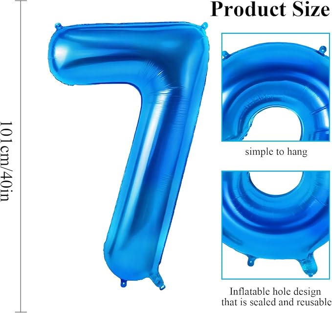 Number 71 Balloons for 71st Birthday Party Decorations, 0-100 Large No.71 - Image 2
