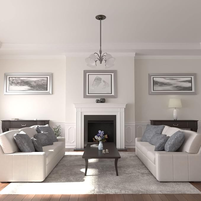 Ekena Millwork CM12BRSHC 12-1/2" x 3-7/8" x 3/4" Bradford Ceiling Medallion - Image 4