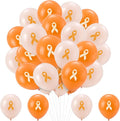 100 PCS Ribbon Awareness Balloons Decorations 12 Inch Ribbon Latex Balloons Arch by Unknown