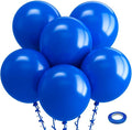 Bezente Royal Blue Balloons 18 Inch 30 Pack Latex Large Thick | Big Round Royal by Bezente