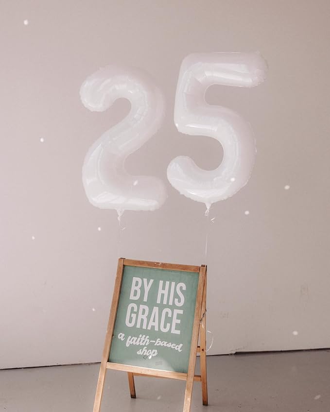 White 16 Balloon - Image 2