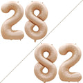 Number 28 Balloons for 28th Birthday Party Decorations, 42 Inch Jumbo Foil by GOER