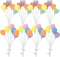 Miniature Dollhouse Balloon Decorations 8Pcs Round and Heart-Shaped Balloons by HONMEET