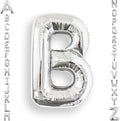 AULE 40 Inch Silver B Balloon Letter Foil A-Z Birthday Big Alphabet | Birthday by AULE