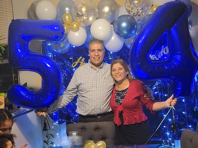 Number Balloons Blue 5 Balloon 40 inch - Image 4