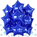 Biapian Blue Star Foil Balloons, 18 Inch Aluminum Balloon by BIAPIAN