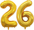 Number 26 Balloons for 26th Birthday Party Decorations, 42 Inch Jumbo Foil by GOER