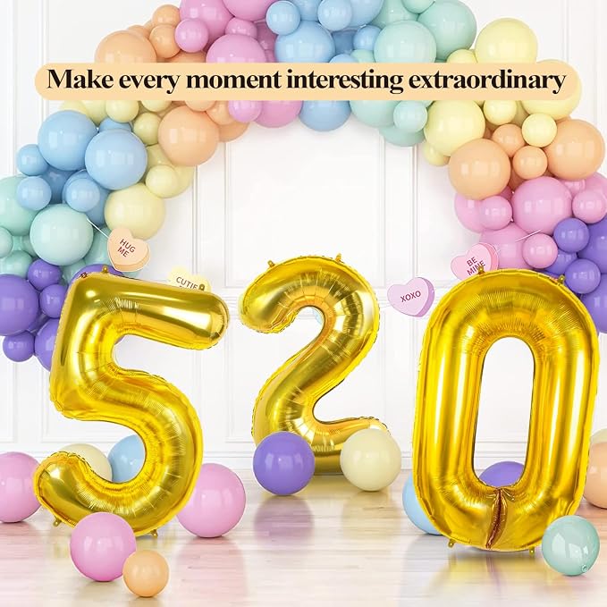 Number 59 Balloons for 59th Birthday Party Decorations, 0-100 Large No.59 - Image 6