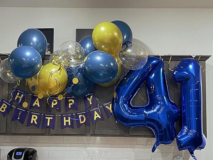 Number 1 Balloon 40 Inch, Inflation Straw & Self-Sealing, Leak-Proof Aluminum - Image 3