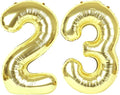 23 Balloon - Champagne Gold Birthday Number Balloons, 40 Inch Decorations | by ALPHADELTAPI